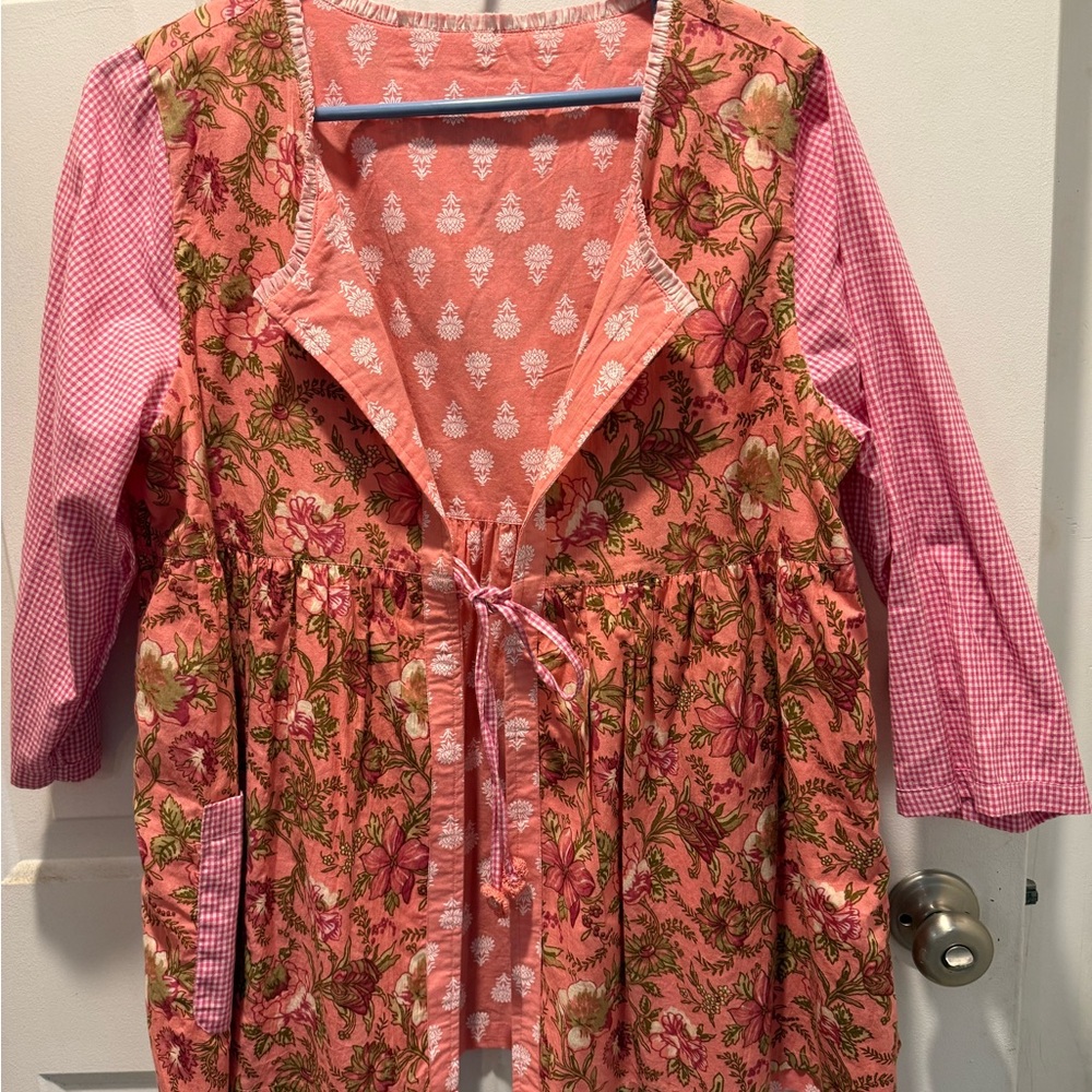 April Cornell Reversible Pink Floral Jacket
